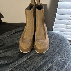 Tan Suede Ankle Boots